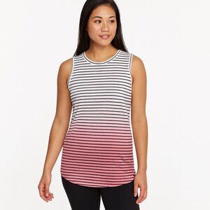 The North Face Pink Ombre Striped Tank Top